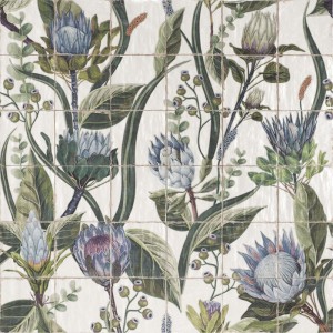 Mainzu Livorno Mural Protea 20x20 płytki ścienne dekoracyjne