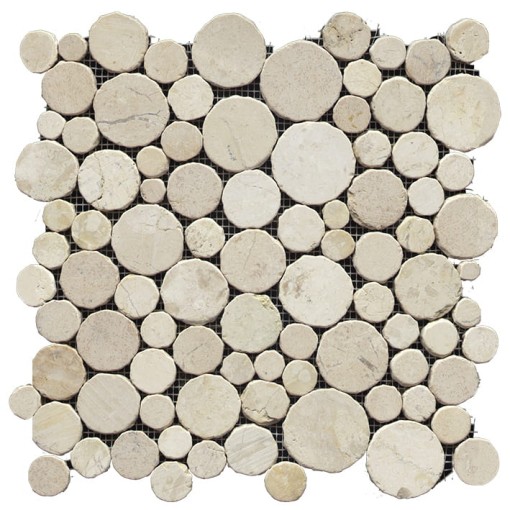 Lantic Colonial Paradise Round Stone Blanco 31.5x31.5 100068031 mozaika kamienna dekoracyjna