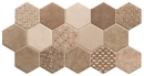 Realonda Habitat Hex Sand 26,5x51 płytki patchworkowe gresowe