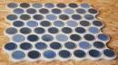 Realonda Dakhla Azure Circle 30,9x30,9 płytki mozaikowe gresowe