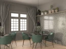 Realonda Dakhla Aqua Circle 30,9x30,9 płytki mozaikowe gresowe