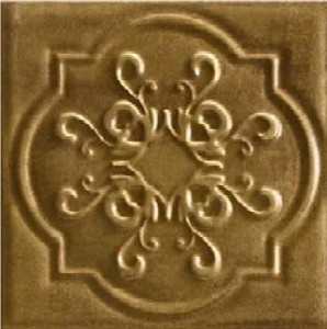 Mainzu Metal Tiles Relief Gold 20x20 płytki ścienne dekoracyjne