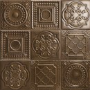 Mainzu Metal Tiles Relief Bronze 20x20 płytki ścienne dekoracyjne