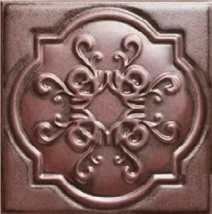 Mainzu Metal Tiles Relief Cooper 20x20 płytki ścienne dekoracyjne