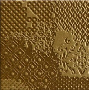 Mainzu Metal Tiles Decor Gold 20x20 płytki ścienne dekoracyjne
