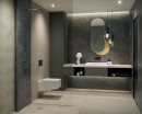 Paradyż Ceramika Smoothstone Umbra Satyna 59,8x59,8 płytki betonowe gresowe