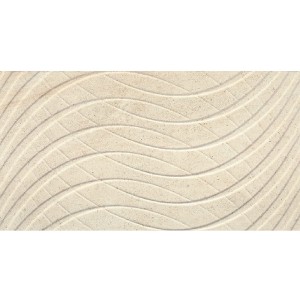 Paradyż Ceramika Sunlight Sand Crema B Struktura 30x60 płytki kamienne ścienne