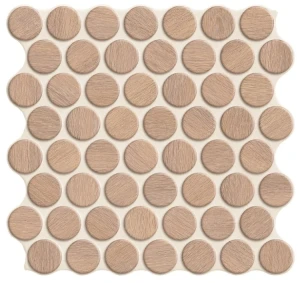 Realonda Circle Oak 30,9x30,9 płytki mozaikowe gresowe