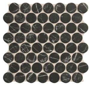 Realonda Circle Marquina 30,9x30,9 płytki mozaikowe gresowe