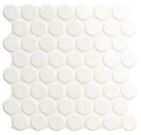 Realonda Circle Glossy White 30,9x30,9 płytki mozaikowe gresowe