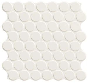 Realonda Circle White 30,9x30,9 płytki mozaikowe gresowe