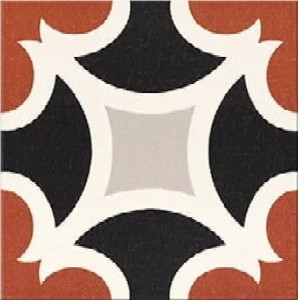 Mainzu New Origins Centro Aran Rojo 20x20 płytki dekoracyjne gresowe 