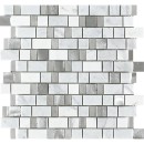 Lantic Colonial Victorian Stripes White 29.5x29.7 100179424 mozaika dekoracyjna