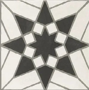 Mainzu Nostalgy Sevilla White 20x20 płytki dekoracyjne gresowe 