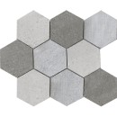 Lantic Colonial World Hexagon Texture Grey 25.9x29.9 100240960 mozaika kamienna dekoracyjna