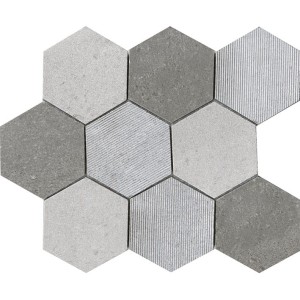 Lantic Colonial World Hexagon Texture Grey 25.9x29.9 100240960 mozaika kamienna dekoracyjna