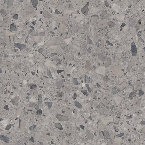 Paradyż Ceramika Terazzo Grey Mat 59,8x59,8 płytki lastryko gresowe 
