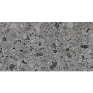 Paradyż Ceramika Terazzo Graphite Mat 29,8x59,8 płytki lastryko gresowe