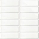 Mainzu Solid White Bissel Blanco Brillo 10x30 płytki cegiełki