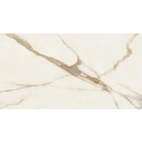 Paradyż Ceramika Warm Wind Gold Poler 60x120 płytki marmurowe gresowe