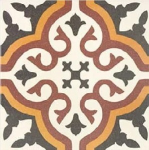 Mainzu Victorian Centro Gotic 20x20 płytki dekoracyjne gresowe