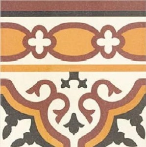 Mainzu Victorian Cenefa Gotic 20x20 płytki dekoracyjne gresowe