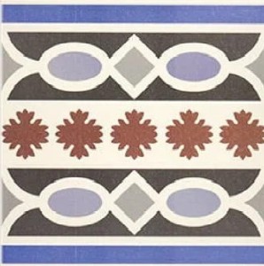 Mainzu Victorian Cenefa Nou 20x20 płytki dekoracyjne gresowe