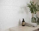 Paradyż Ceramika Unique Lady White Dekor 40x120 płytki ścienne