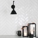 Natucer Cotswold Bianco Glossy 7,5x30 płytki cegiełki