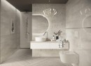 Paradyż Ceramika Silence Silver Połysk 25x75 płytki ścienne