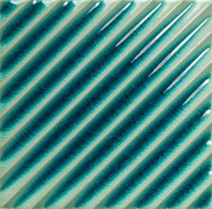 Natucer D'autore Enzo Turchese Craq. 13x13 płytki ścienne dekoracyjne