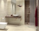 Paradyż Ceramika Silence Beige Połysk 25x75 płytki ścienne