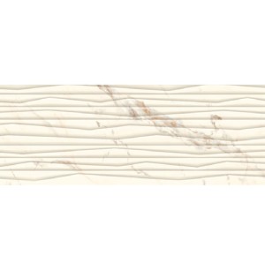 Paradyż Ceramika Serene Bianco Struktura 25x75 płytki ścienne