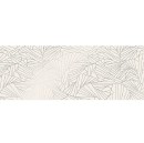 Paradyż Ceramika Ray Silver Inserto Mat 25x75 płytki ścienne