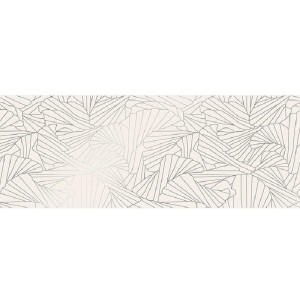 Paradyż Ceramika Ray Silver Inserto Mat 25x75 płytki ścienne
