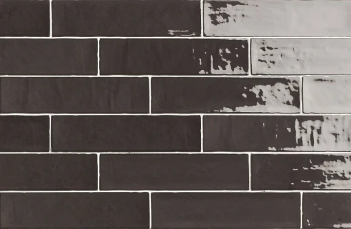 Natucer Zellige Black 6,2x25 płytki cegiełki