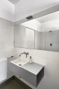 Fabresa Alba Gris Brillo 10x30 płytki cegiełki