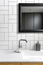 Fabresa Pepita White 10x20 płytki ścienne dekoracyjne