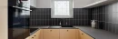 Fabresa Pepita Black 10x20 płytki ścienne dekoracyjne