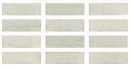 Fabresa Arles Cream Decor Mix 10x30 płytki cegiełki