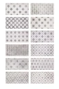 Fabresa Vita Nebbia Decor Mix 10x20 płytki cegiełki dekoracyjne