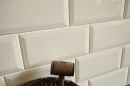 Fabresa Craquele Ivory 10x20 płytki cegiełki