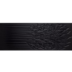Paradyż Ceramika Cold Crown Black Struktura 39,8x119,8 płytki ścienne