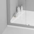 Ravak Perseus Pro Chrome brodzik 90x90x3,2 XA047701010 prysznicowy biały