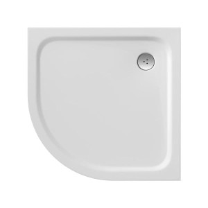 Ravak Elipso Pro Chrome brodzik 90x90x3 XA247701010 prysznicowy biały