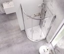 Ravak Elipso Pro brodzik 80x80x3 XA234401010 prysznicowy biały