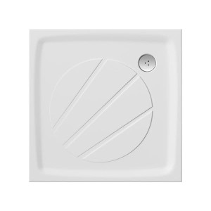 Ravak Perseus Pro brodzik 80x80x3 XA034401010 prysznicowy biały