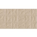 Argenta Nora Circle Cream 30x60 płytki betonowe gresowe