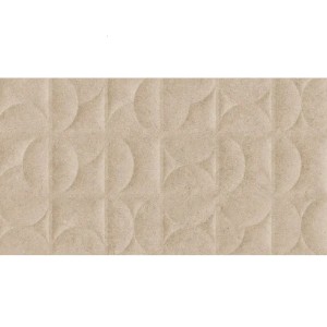 Argenta Nora Circle Cream 30x60 płytki betonowe gresowe