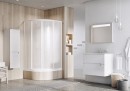Ravak Sabina LA brodzik 90x90x42 GPX11001 prysznicowy biały